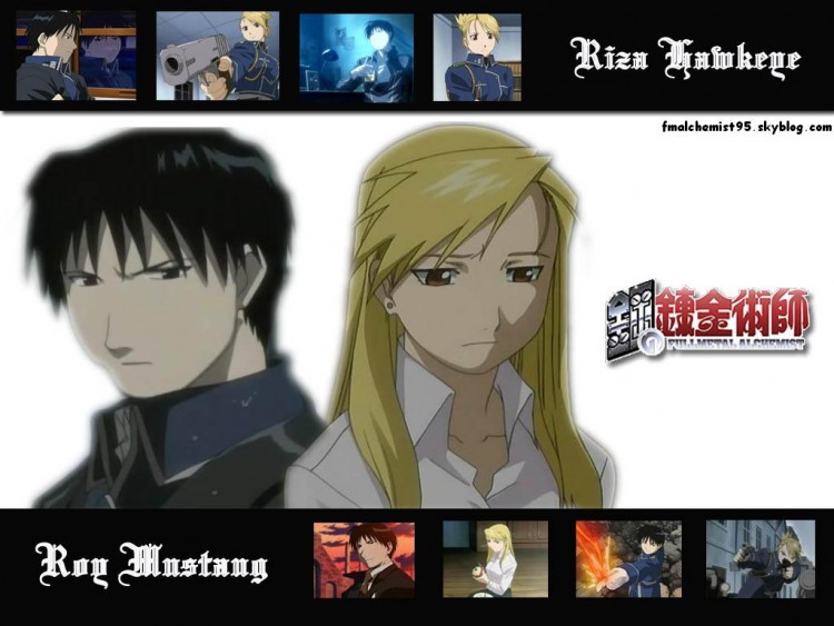 Wallpapers Manga Full Metal Alchemist roy et riza