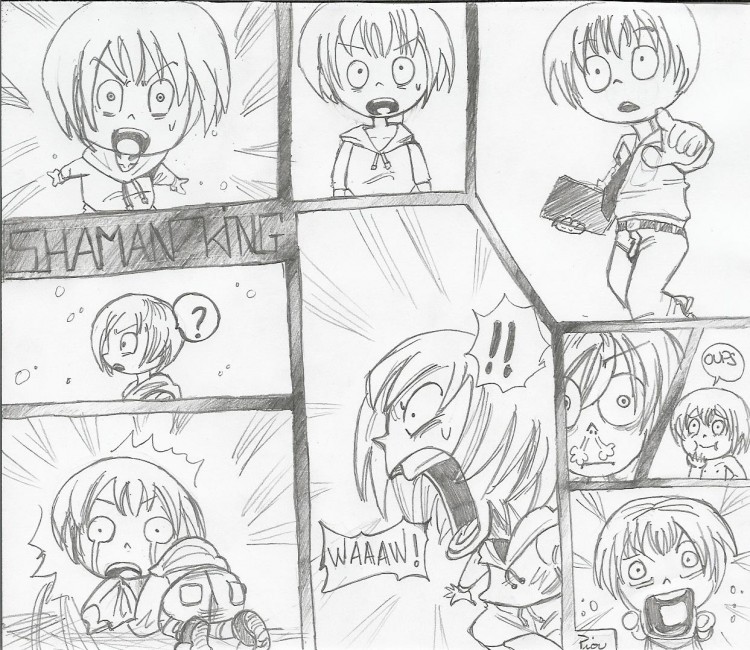 Fonds d'cran Art - Crayon Manga - Shaman King shaman king