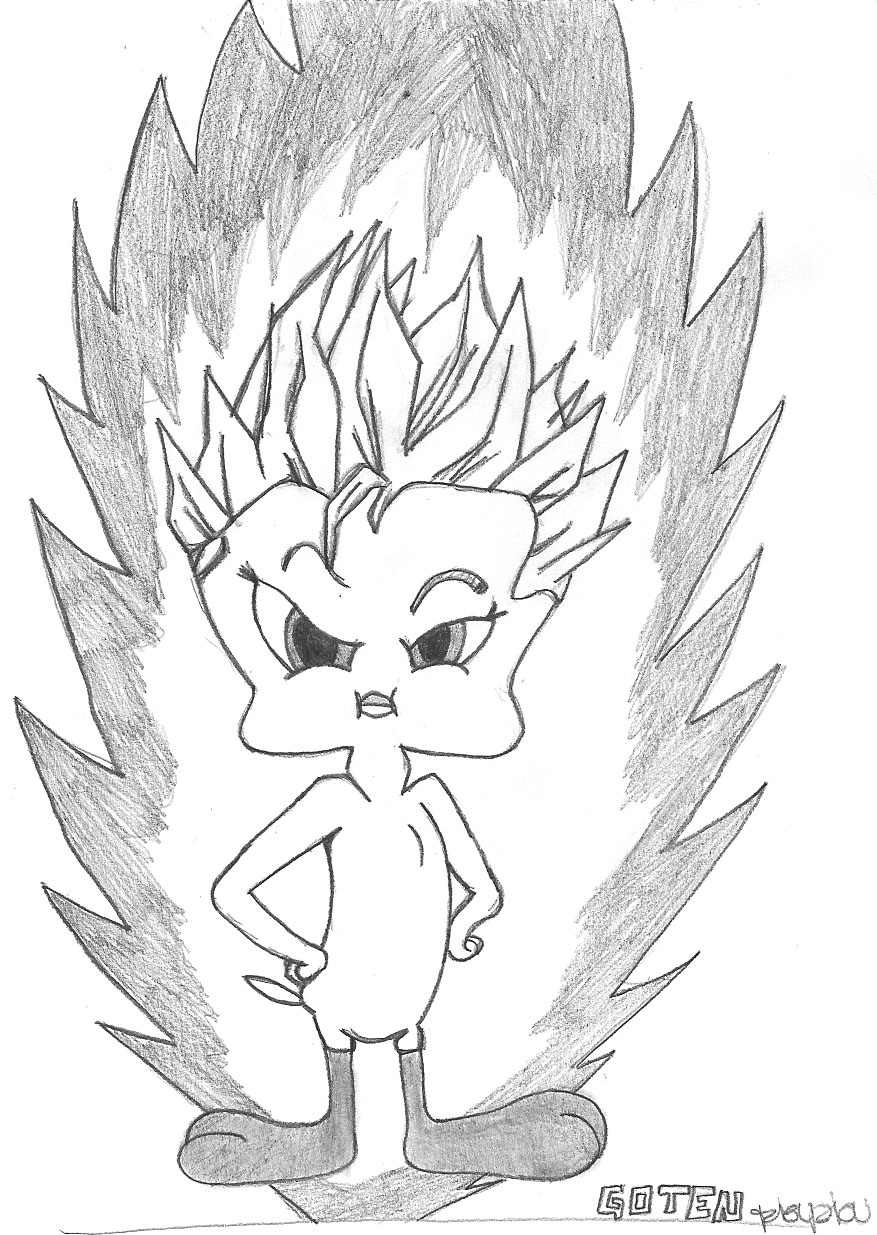 Fonds d'cran Art - Crayon Dessins anims - Titi titi version goten