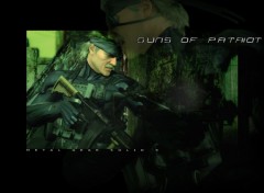 Fonds d'cran Jeux Vido MGS4 - Guns Of Patriot