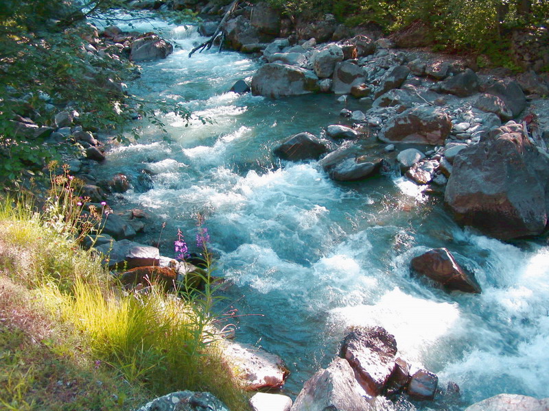 Fonds d'cran Nature Fleuves - Rivires - Torrents torrent de Valloire