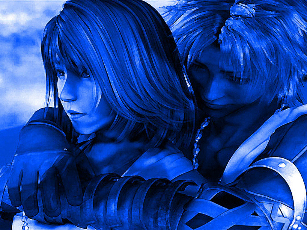 Wallpapers Video Games Final Fantasy X Tidus & Yuna_2