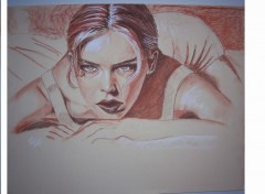 Fonds d'cran Art - Crayon sharon stone