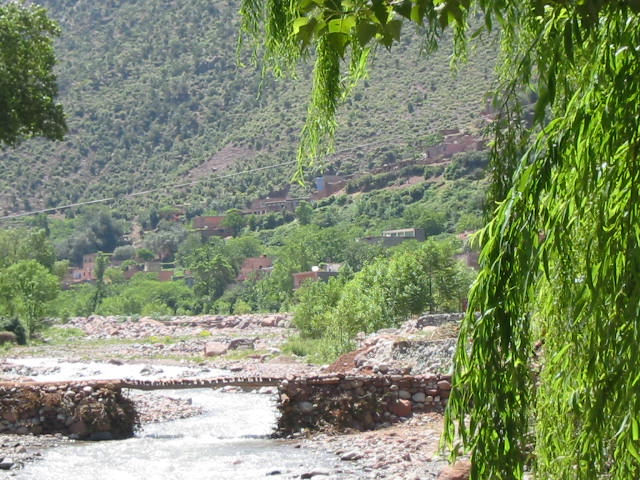 Wallpapers Trips : Africa Morocco Passerelle sur l'Ourika