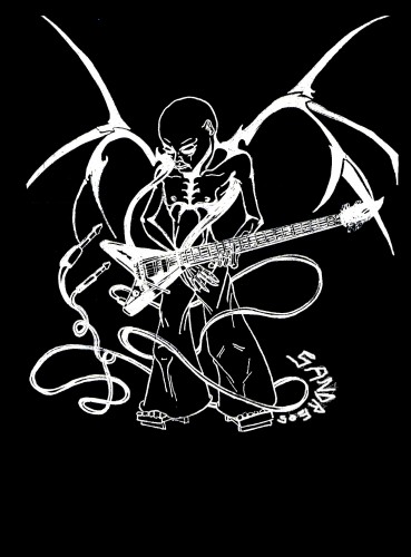 Wallpapers Art - Pencil Fantasy - Characters guitariste