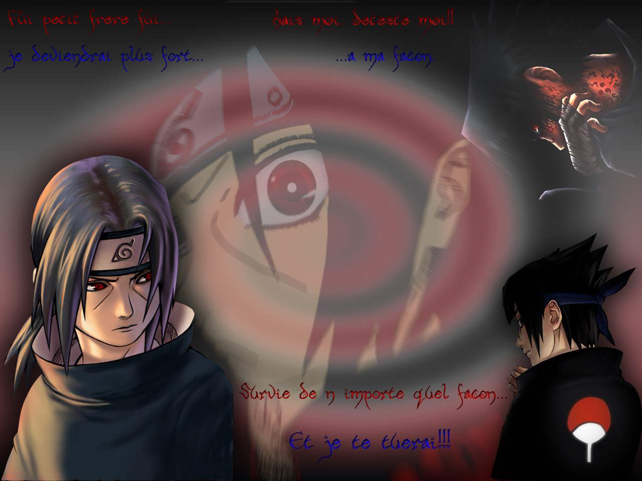 Wallpapers Manga Naruto Sasuke et itachi