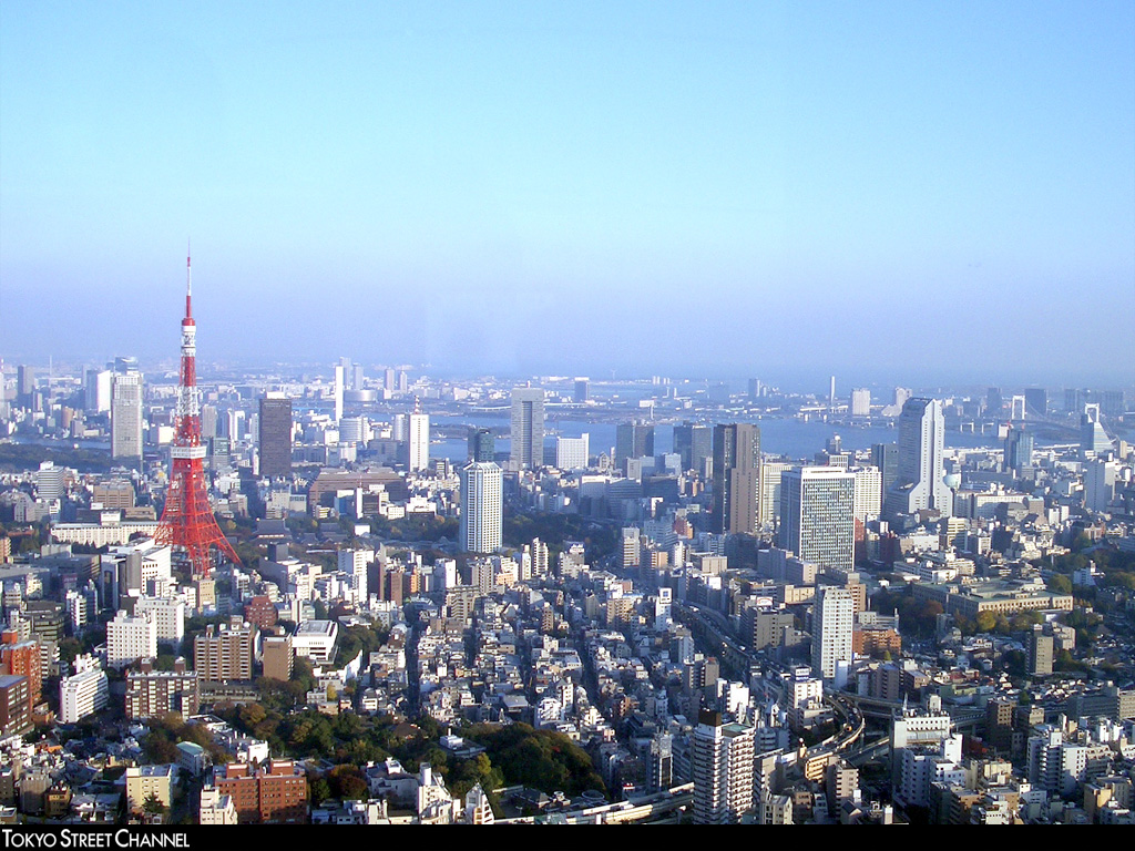 Wallpapers Trips : Asia Japan Vue sur Tokyo et sa tour