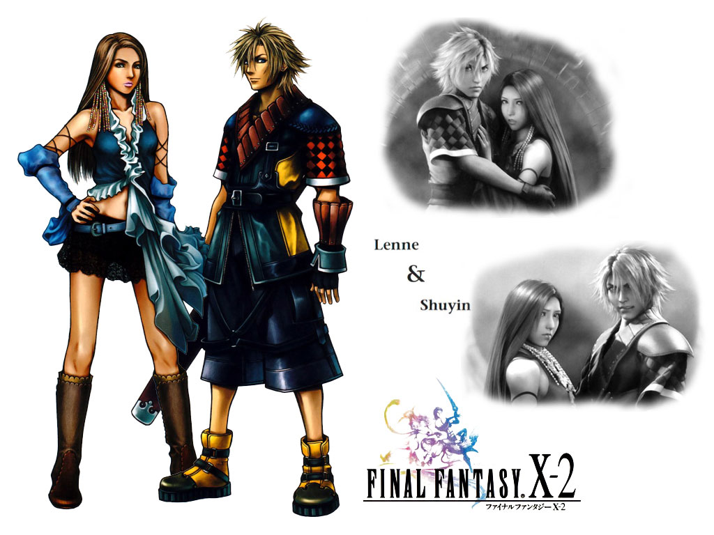 Fonds d'cran Jeux Vido Final Fantasy X-2 Lenne & Shuyin