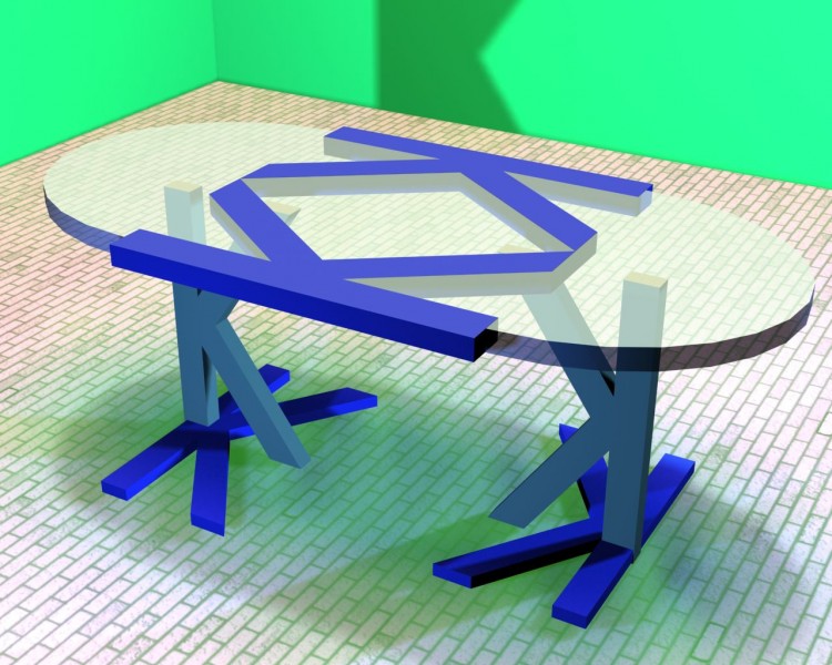 Wallpapers Digital Art 3D - Studio Max Table-K