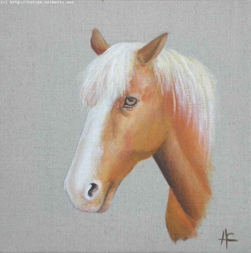 Fonds d'cran Art - Peinture Animaux Cheval ( http://carine.ariberti.net )