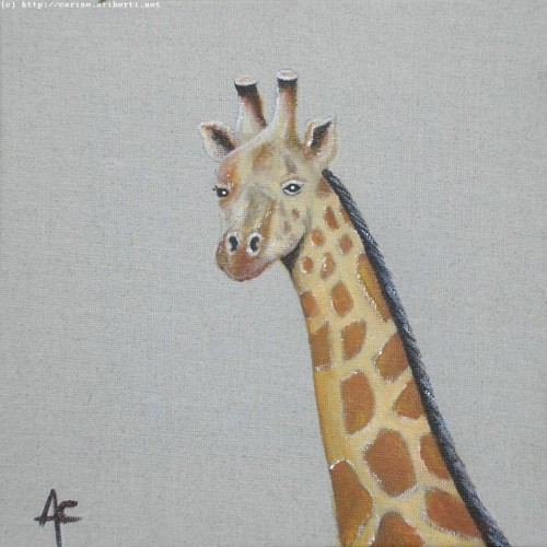 Wallpapers Art - Painting Animals Girafe ( http://carine.ariberti.net )