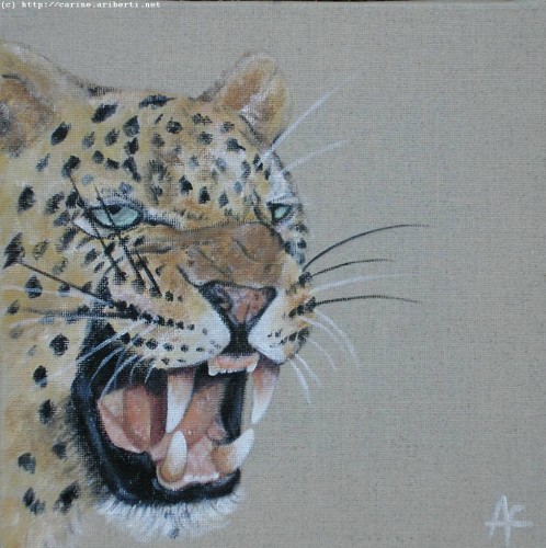 Wallpapers Art - Painting Animals Leopard ( http://carine.ariberti.net )