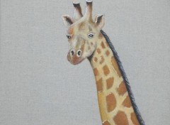 Wallpapers Art - Painting Girafe ( http://carine.ariberti.net )