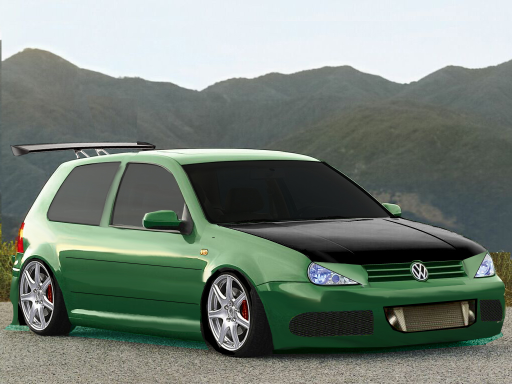 Fonds d'cran Voitures Tuning golf 4