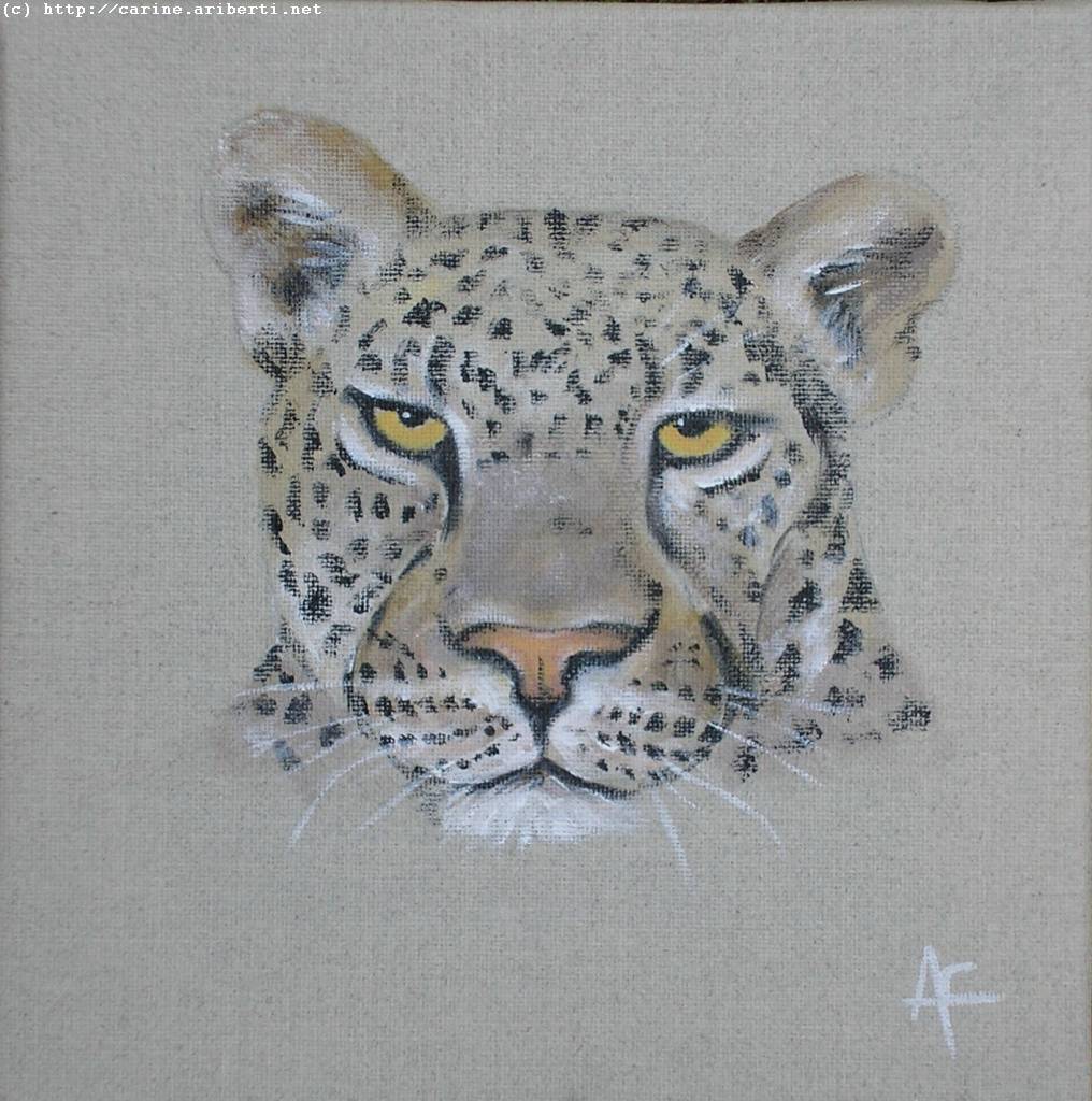 Wallpapers Art - Painting Animals Leopard ( http://carine.ariberti.net )