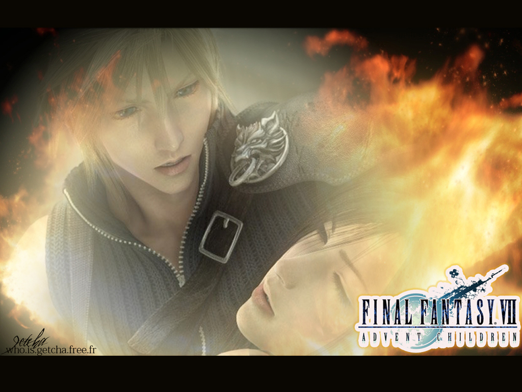 Fonds d'cran Jeux Vido Final Fantasy Advent Children Cloud.Tifa.Love