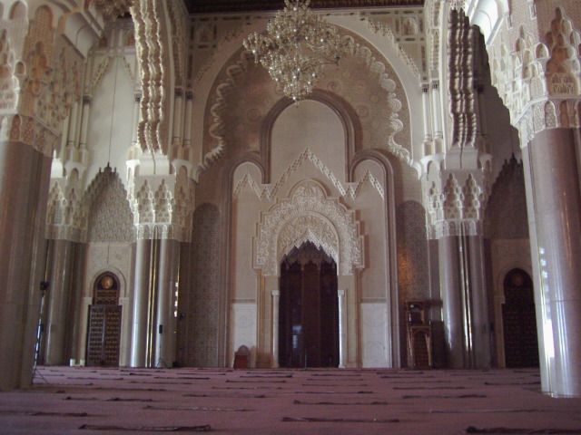 Fonds d'cran Voyages : Afrique Maroc Mosque Hassan II  Casablanca