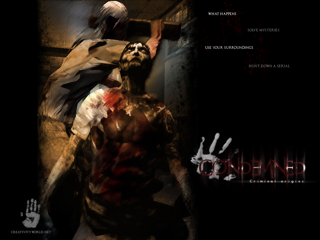 Wallpapers Video Games Condemned : Criminal Origins Hunt down a serial killer