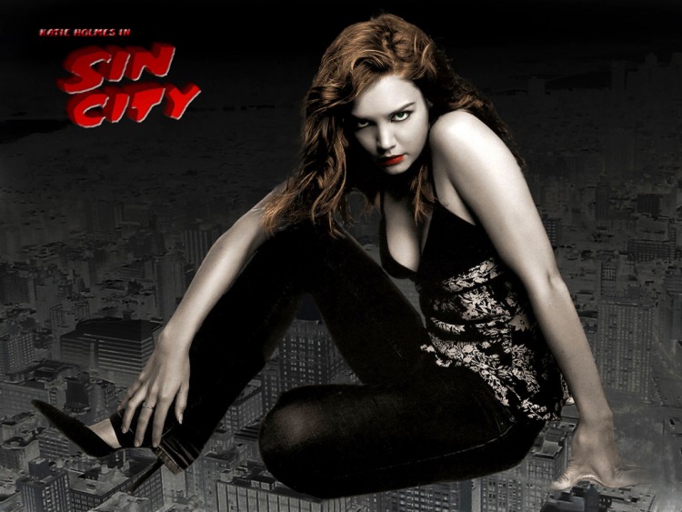 Wallpapers Celebrities Women Katie Holmes Katie Sin City Style