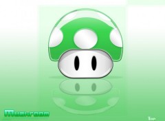 Fonds d'cran Jeux Vido Mushroom 1up Bluezoeme