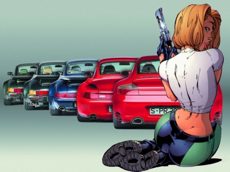 Wallpapers Comics Danger Girl Evolution Porsche