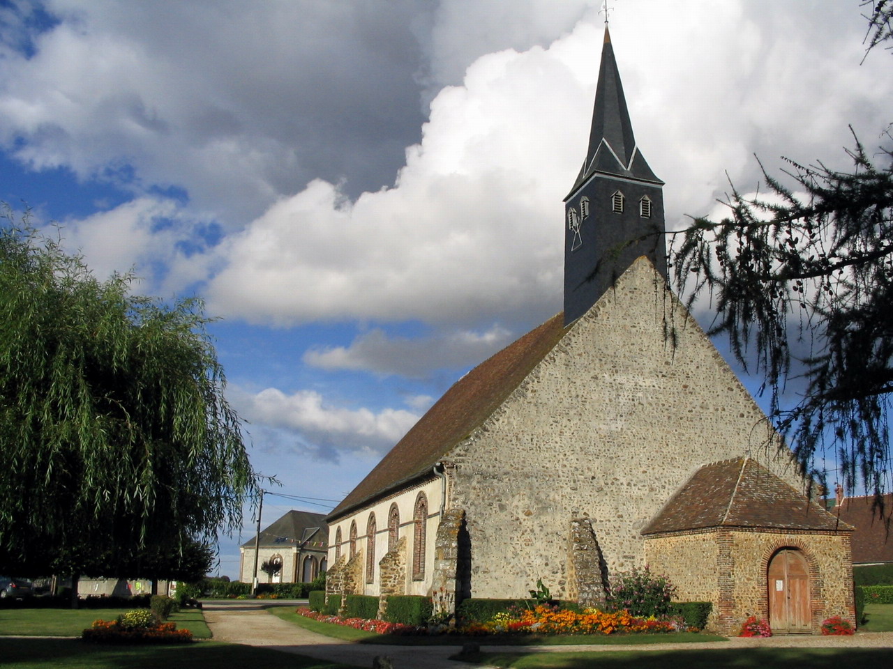 Fonds d'cran Constructions et architecture Edifices Religieux glise de normandie