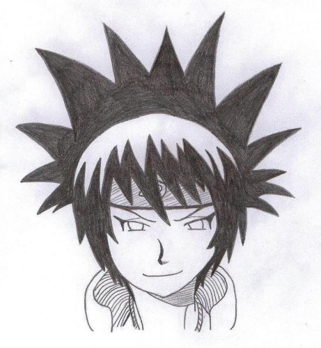 Fonds d'cran Art - Crayon Manga - Naruto anko by stegers