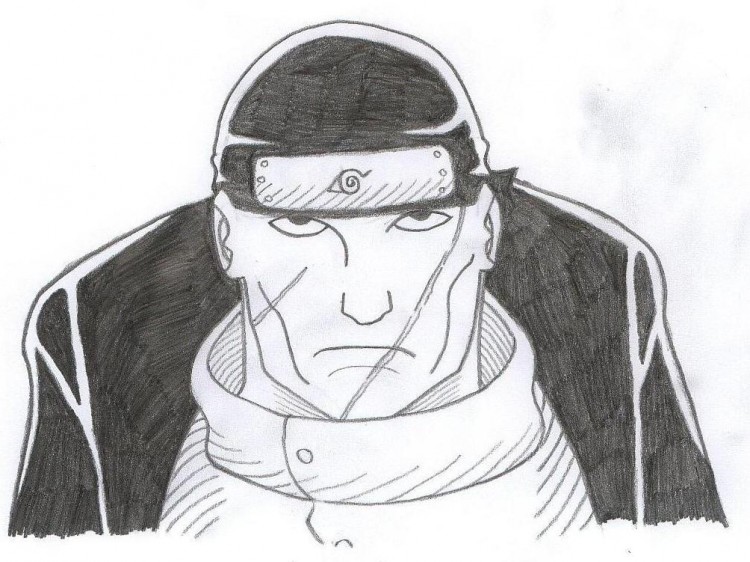 Fonds d'cran Art - Crayon Manga - Naruto ibiki by stegers