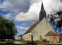 Fonds d'cran Constructions et architecture glise de normandie