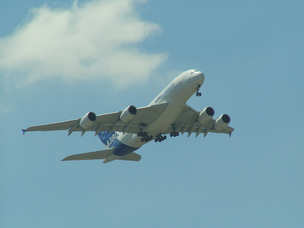 Wallpapers Planes Airliners salon du bourget 2005 A380