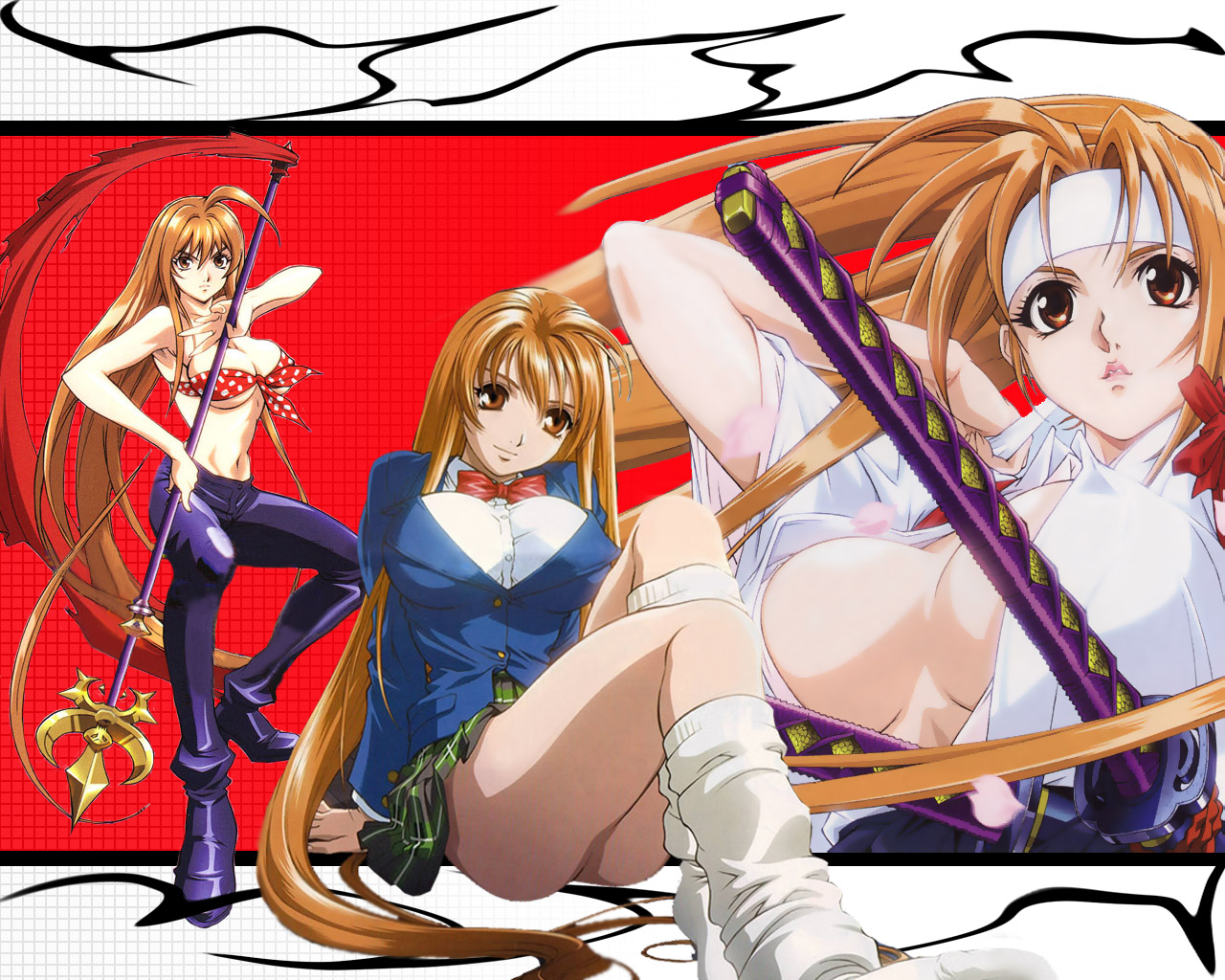 Wallpapers Manga Hell and Heaven - Tenjō Tenge Natsume Aya