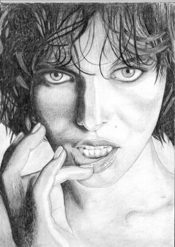 Fonds d'cran Art - Crayon Portraits Milla Jovovich