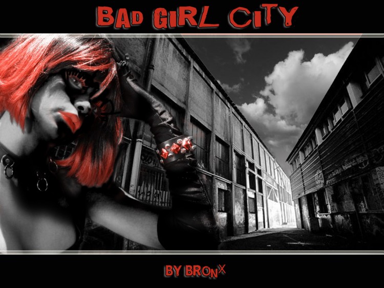 Fonds d'cran Art - Numrique Style Dark bad girl city