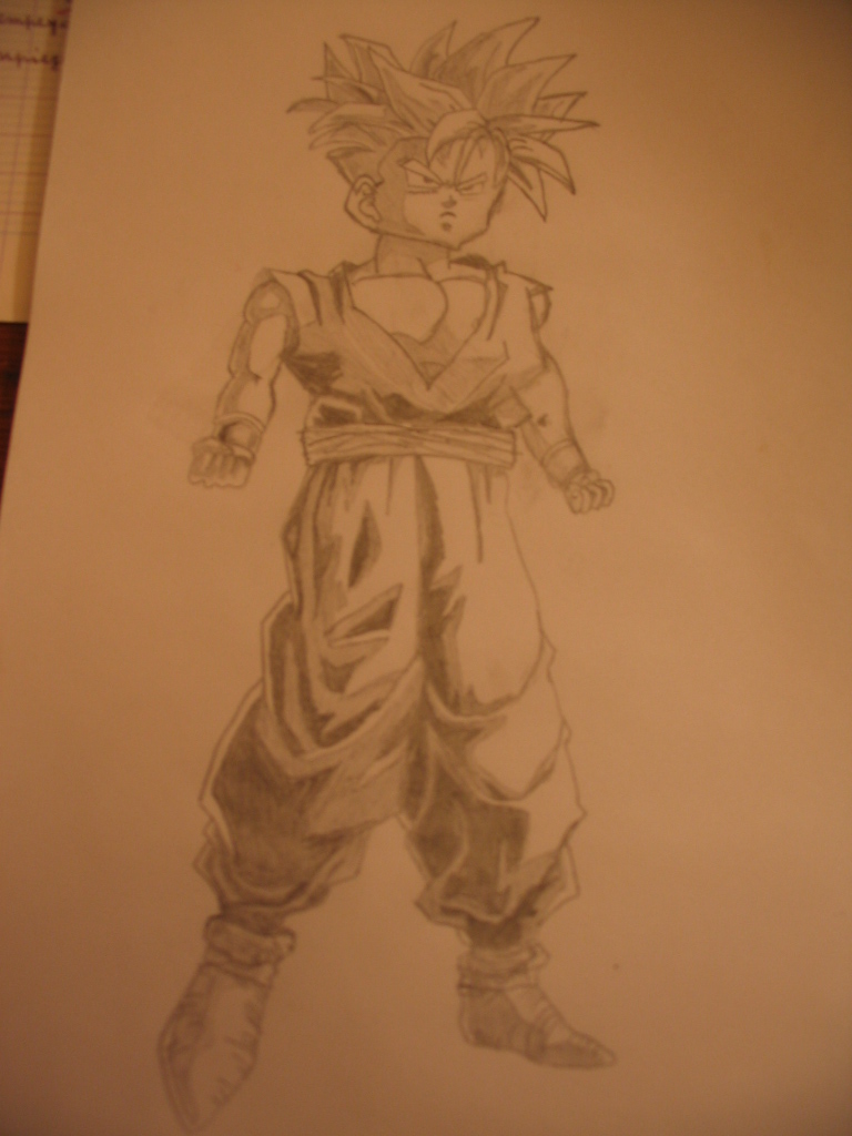 Fonds d'cran Art - Crayon Manga - Dragon Ball Z super gohan