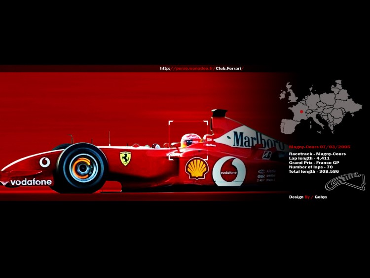 Fonds d'cran Voitures Ferrari formule f1 shumi grand prix de france