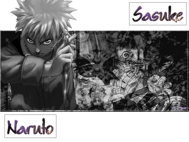 Fonds d'cran Manga Naruto Naruto et Sasuke