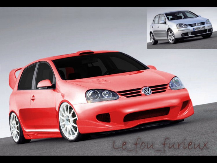 Wallpapers Cars Tuning Volkswagen Golf V