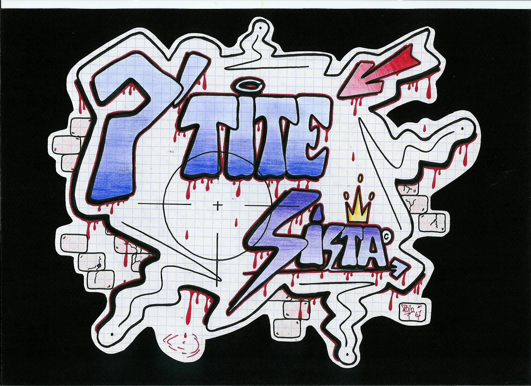 Fonds d'cran Art - Peinture Graffitis P'tite Sista