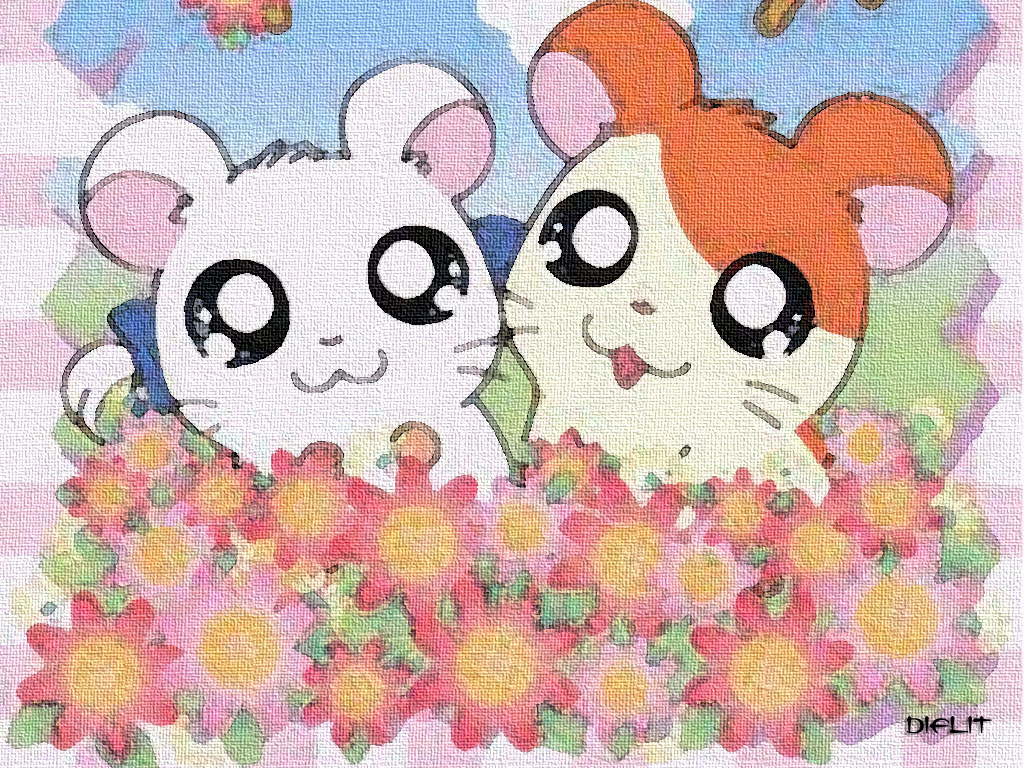 Wallpapers Cartoons Hamtaro Hamtaro sur toile