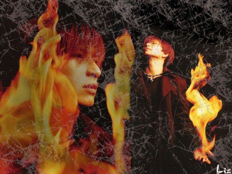 Wallpapers Music Gackt fire1