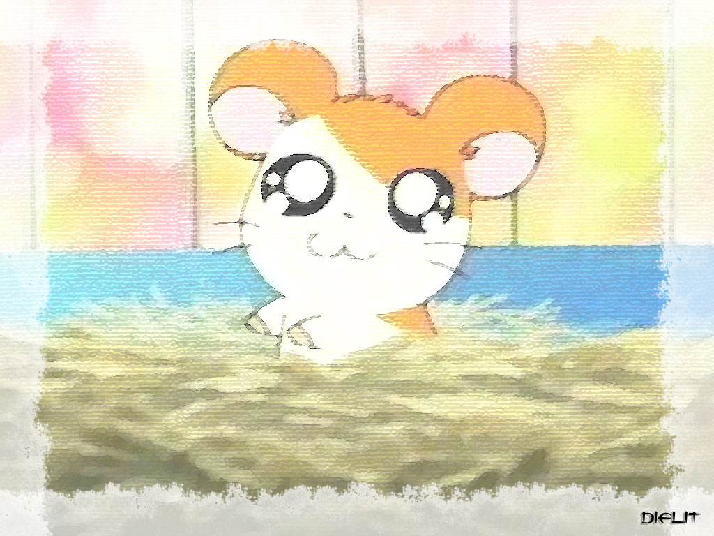 Fonds d'cran Dessins Anims Hamtaro Hamtaro crayon