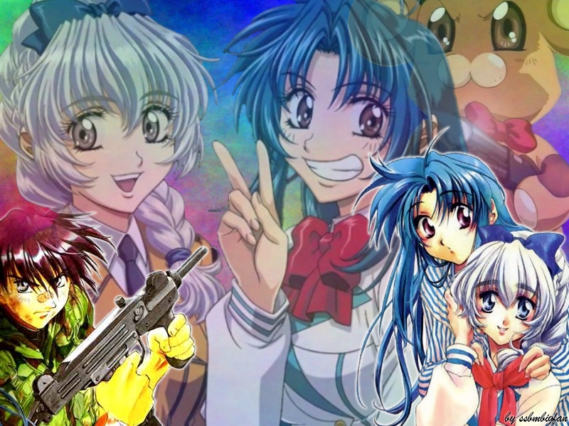 Fonds d'cran Manga Fullmetal Panic! Wallpaper Full Metal Panic !