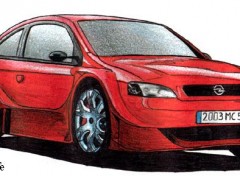 Wallpapers Art - Pencil Opel Astra Xtrem Concept