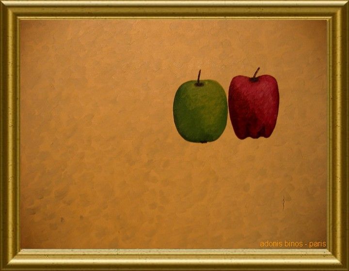 Fonds d'cran Art - Peinture Natures Mortes mes pommes...a l' huile..