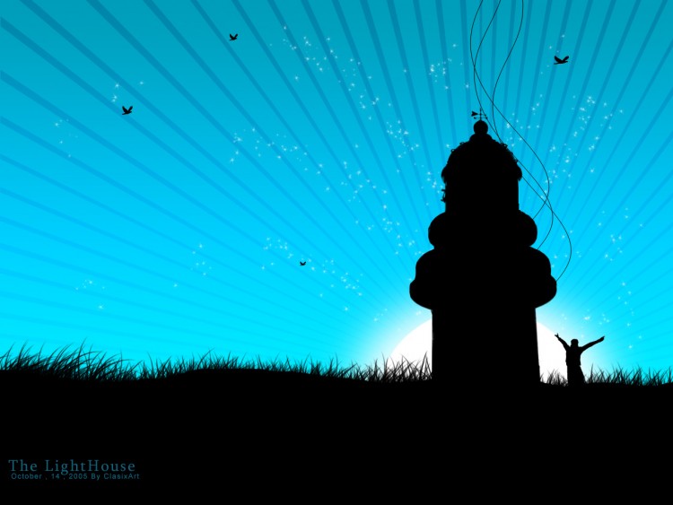 Wallpapers Digital Art Nature - Landscapes The LightHouse