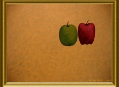 Fonds d'cran Art - Peinture mes pommes...a l' huile..