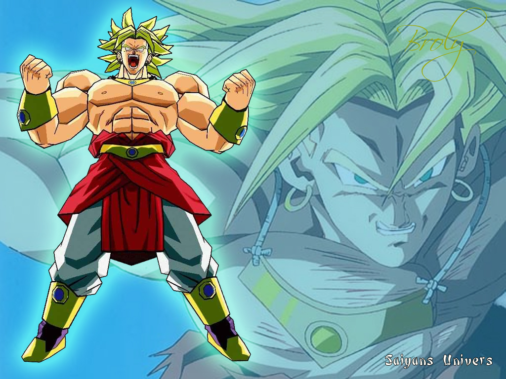 Fonds d'cran Manga Dragon Ball Z broly saiyans univers dbz