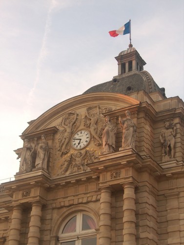 Wallpapers Trips : Europ France > Ile-de-France L'horloge du palais du Luxembourg  Paris