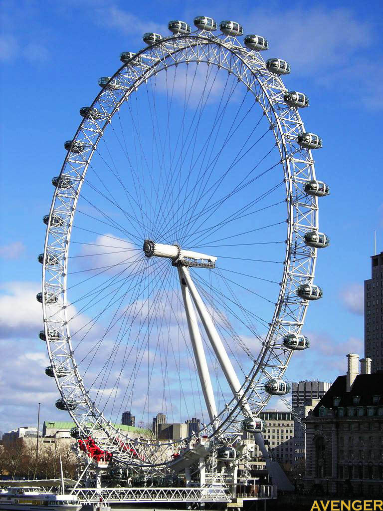 Wallpapers Trips : Europ Great Britain Le London Eye