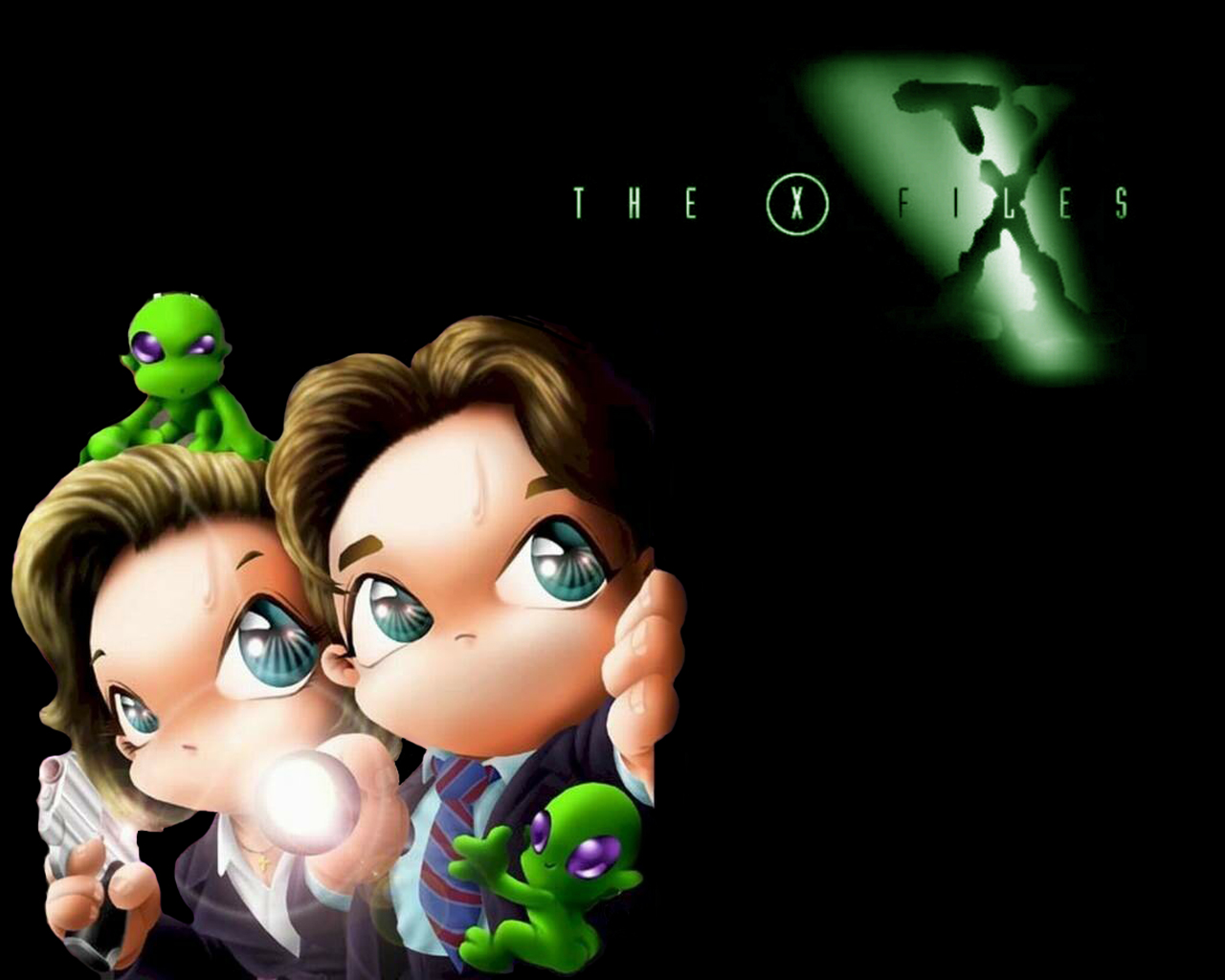 Fonds d'cran Sries TV X-Files : aux Frontires du rel X-Files Humour